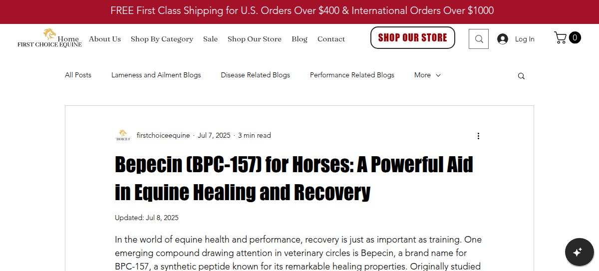 bpc 157 horses BPC-157 for Horses: A Powerful Aid in Equine Healing